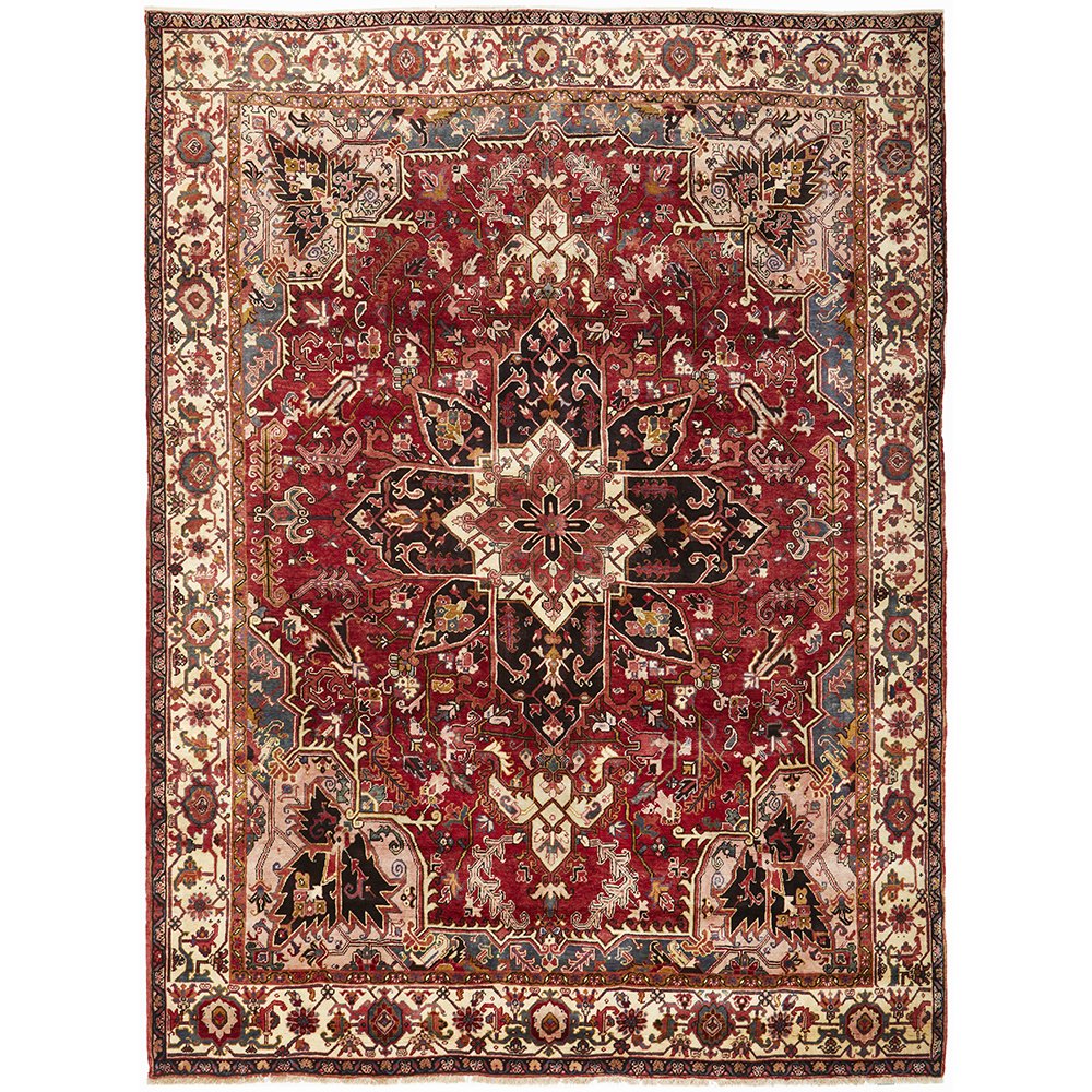 Hand Knotted Pure wool- Heriz 580
