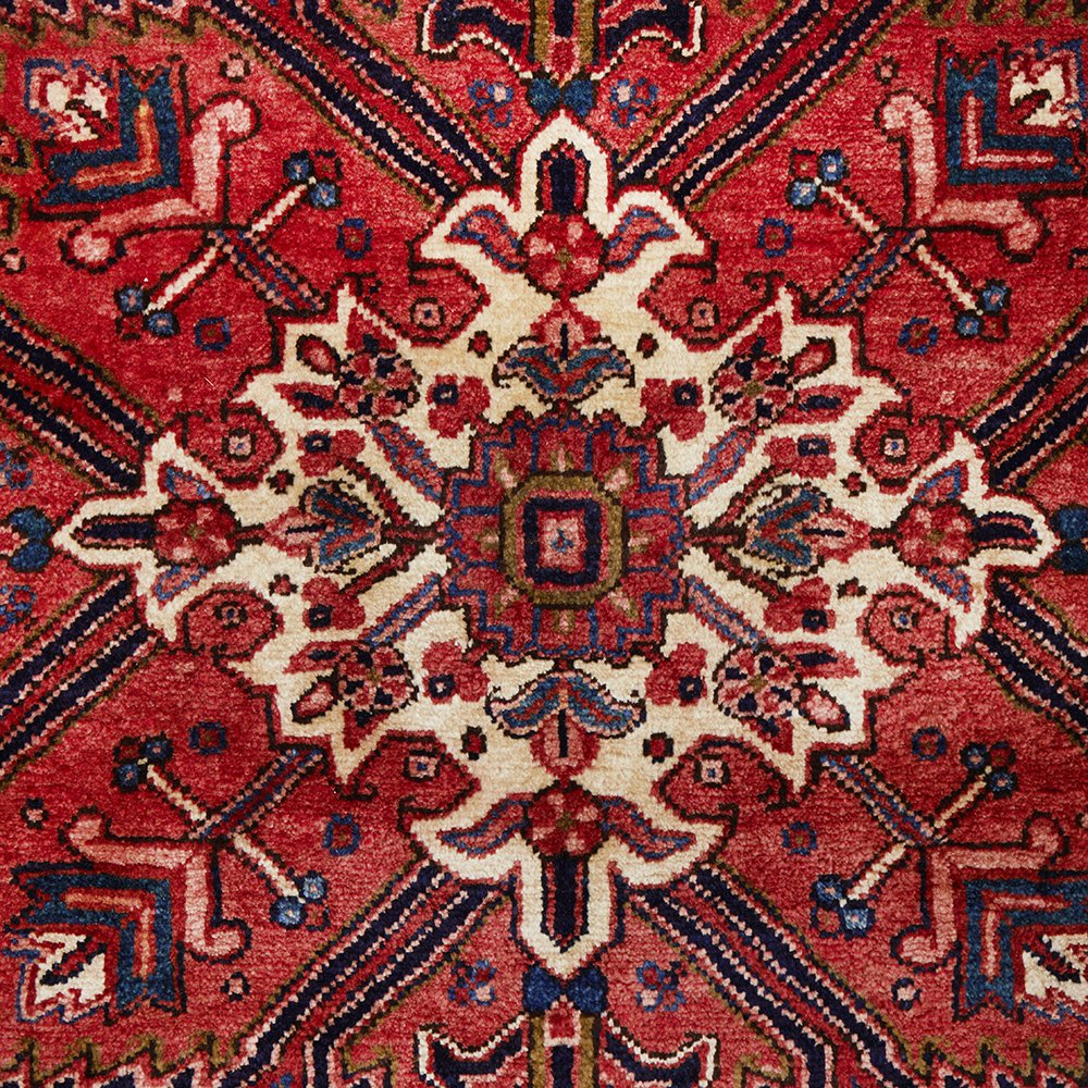 Hand Knotted Pure wool- Heriz 606