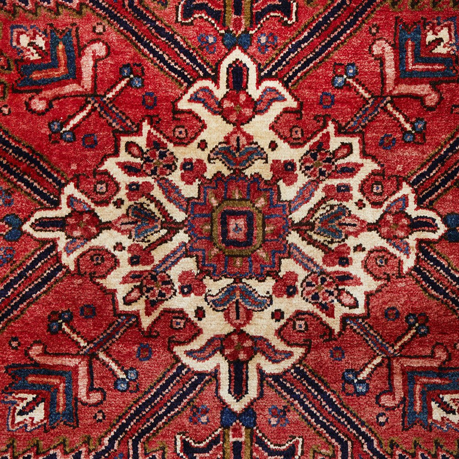 Hand Knotted Pure wool- Heriz 606