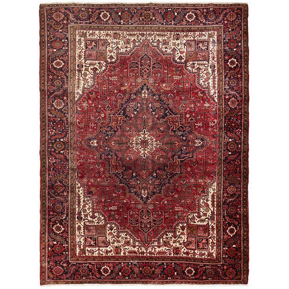Hand Knotted Pure wool- Heriz 606