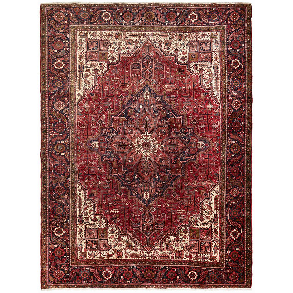 Hand Knotted Pure wool- Heriz 606