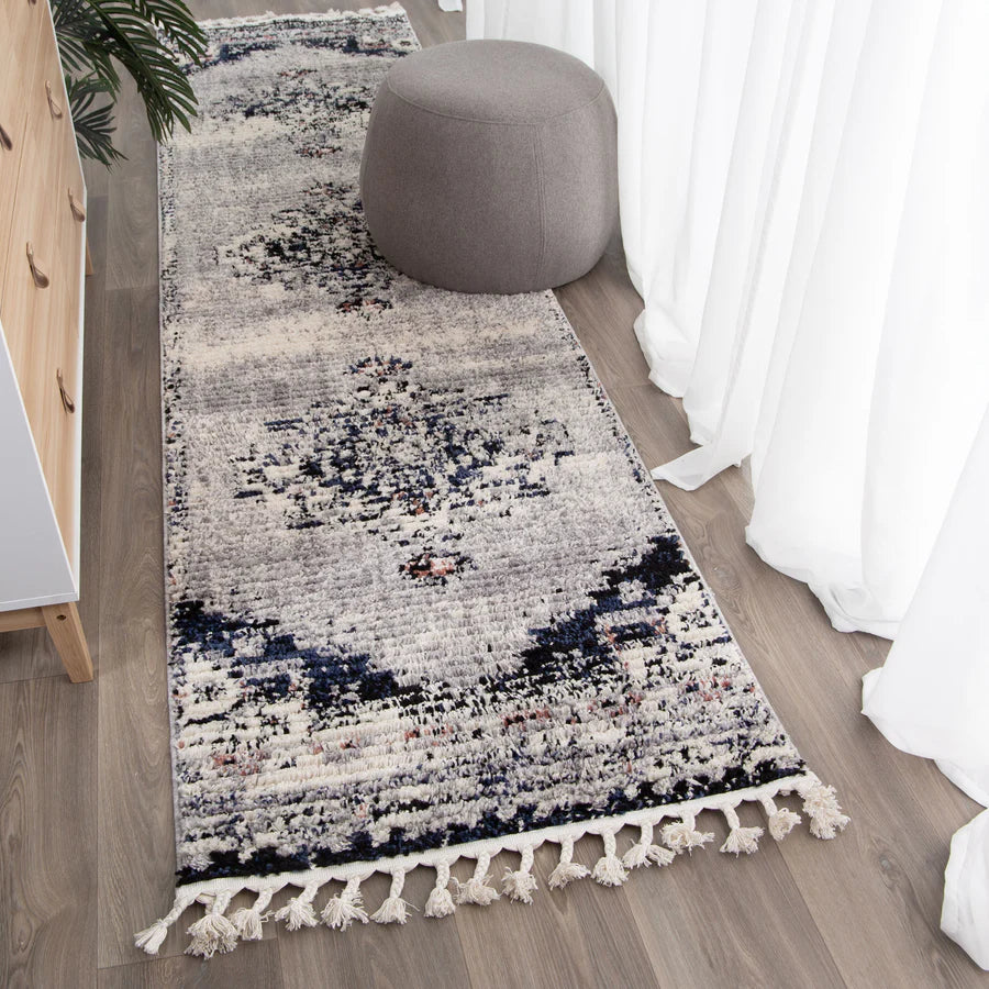 Maro Antique Blue Transitional-Runner