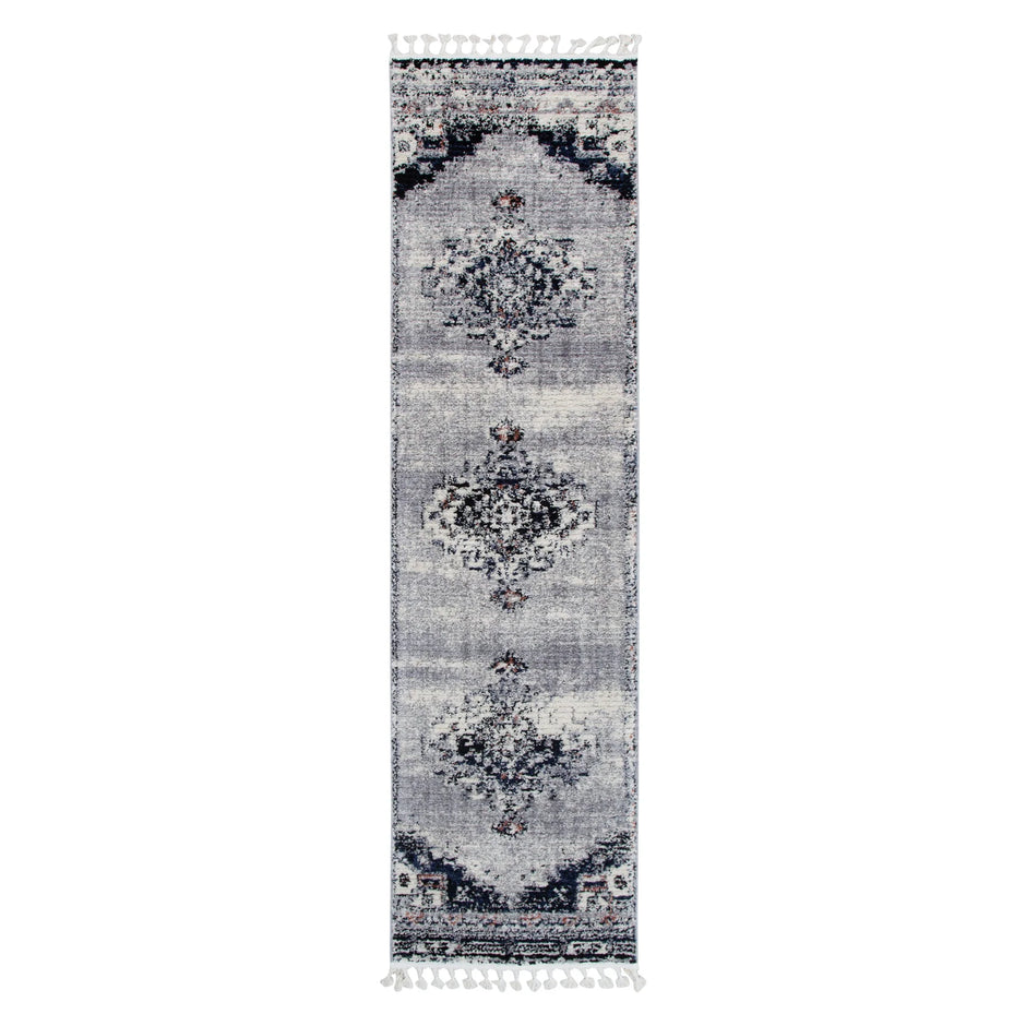 Maro Antique Blue Transitional-Runner