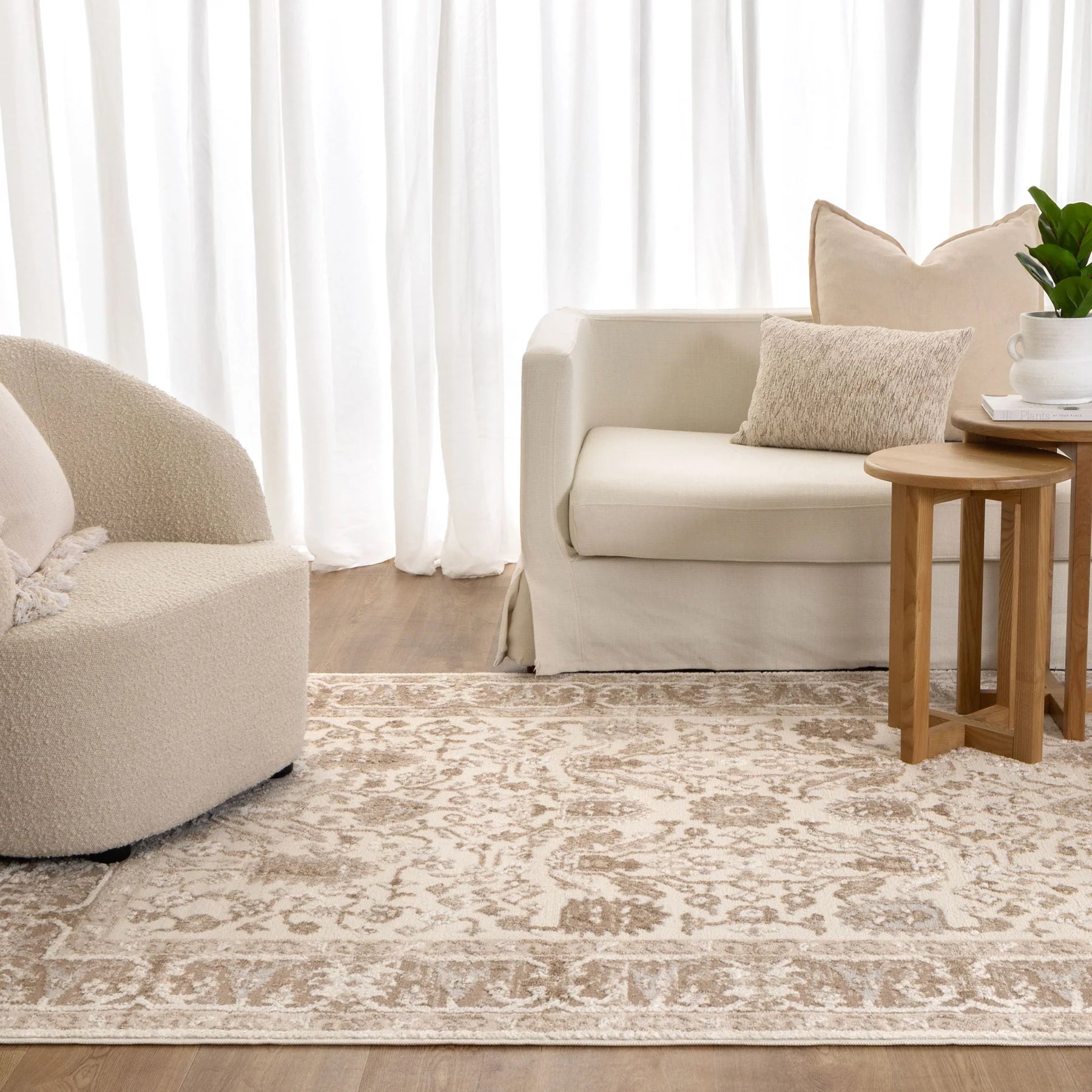 Peru Lines Silver Beige