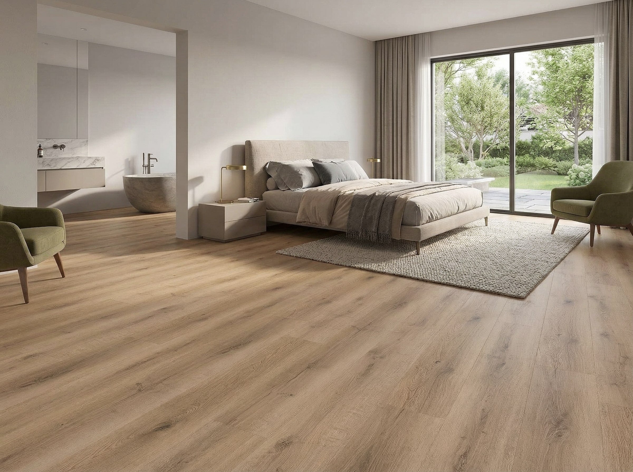 Stone Floor - Blonde Oak