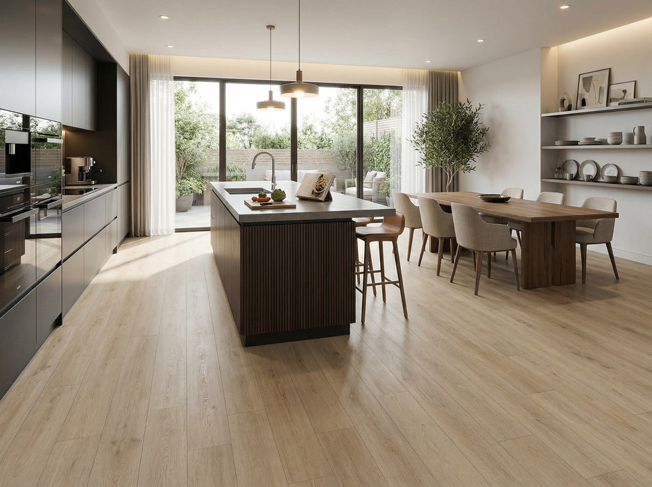 Stone Floor - Washed Oak