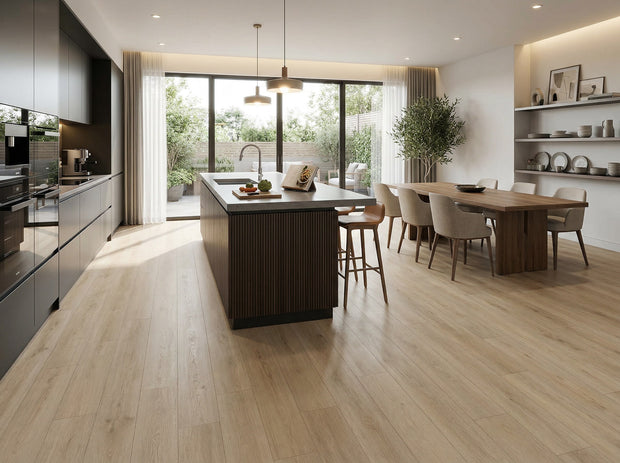 Stone Floor - Washed Oak